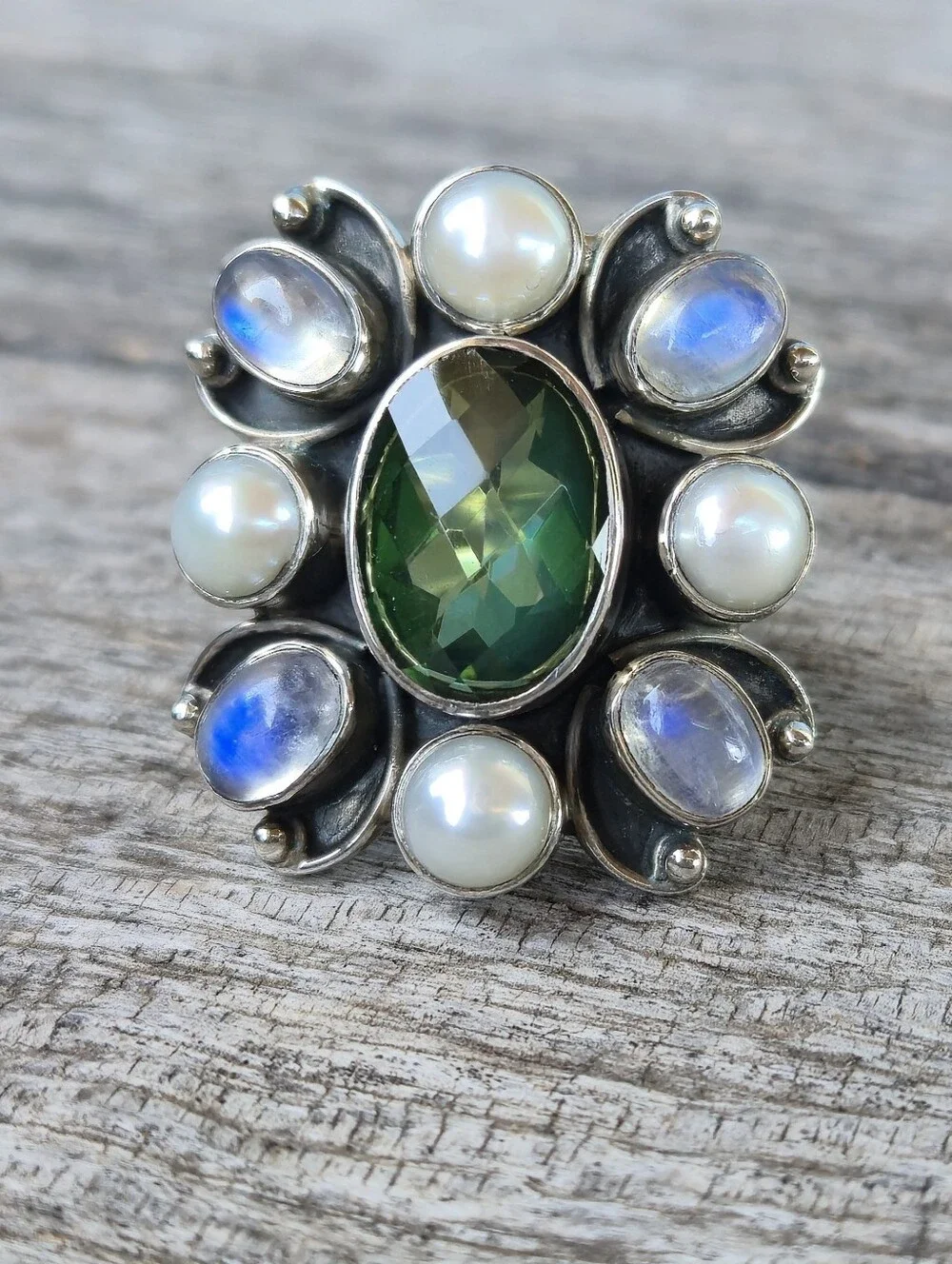 RAJ COLLECTION LIMITED EDITION Designer NICKY BUTLER Ring 925 Sterling Silver NB
